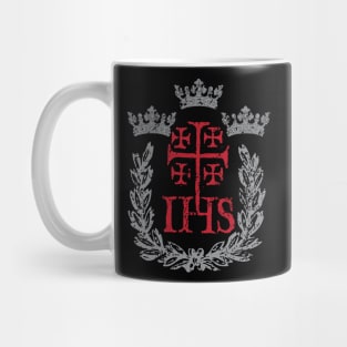 IHS Jerusalem Cross Mug